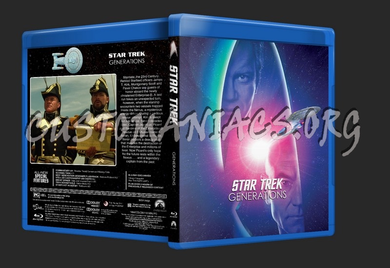 Star Trek VII Generations blu-ray cover