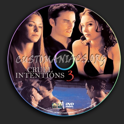 Cruel Intentions 3 dvd label