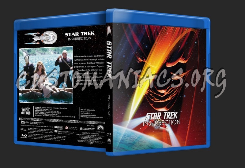 Star Trek: Insurrection blu-ray cover
