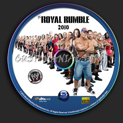 WWE - Royal Rumble 2010 blu-ray label