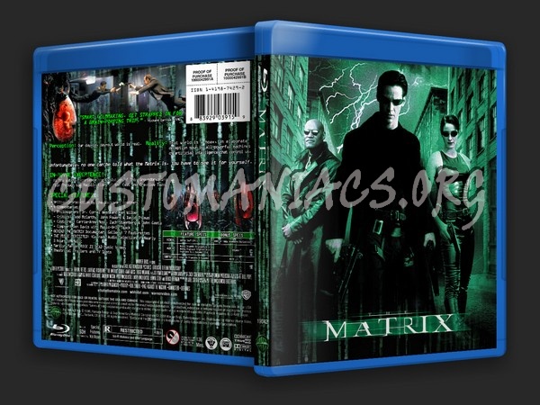 The Matrix blu-ray cover