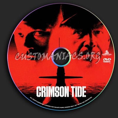 Crimson Tide dvd label