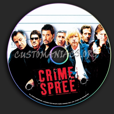 Crime Spree dvd label