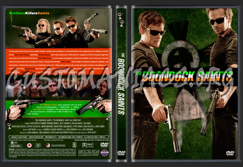 The Boondock Saints + All Saints Day combo dvd cover