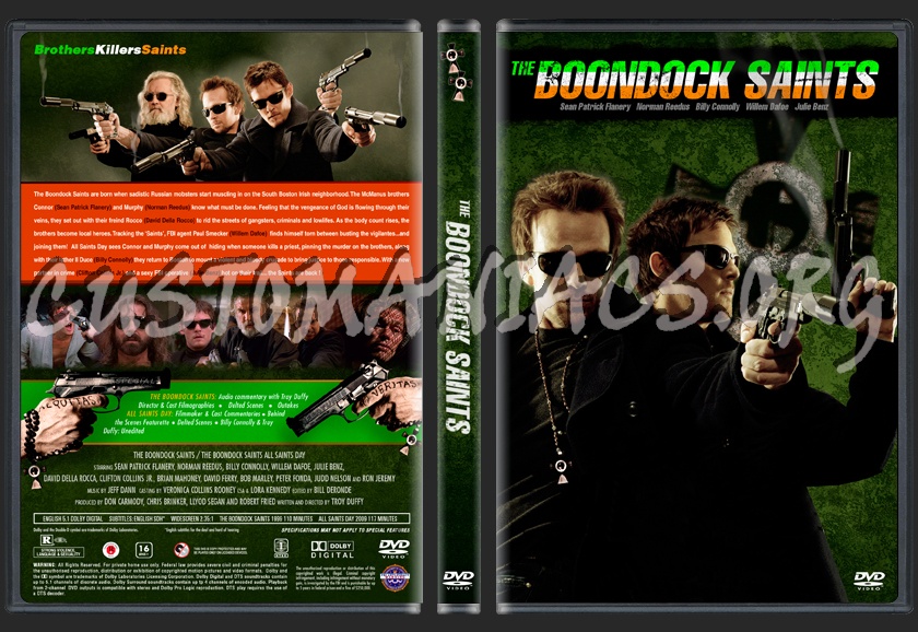 The Boondock Saints + All Saints Day combo dvd cover