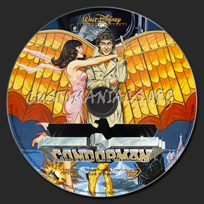 Condorman dvd label