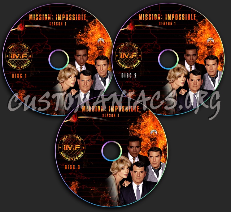 Mission Impossible - Season 1 dvd label