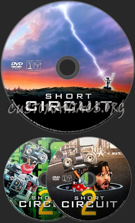 Short Circuit & Short Circuit 2 dvd label