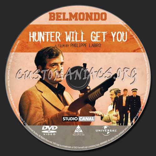 Hunter Will Get You dvd label