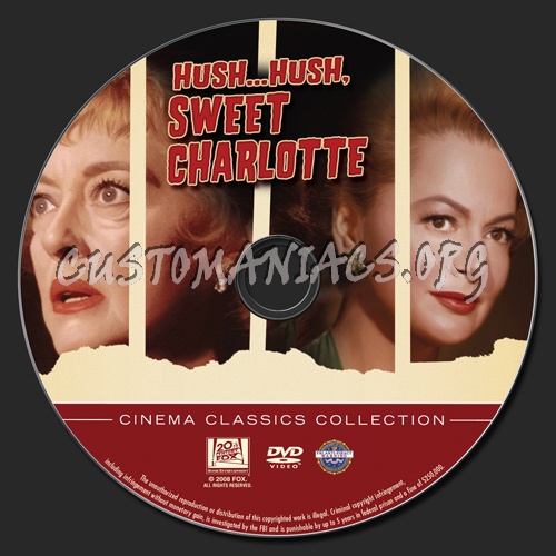 Hush Hush Sweet Charlotte dvd label