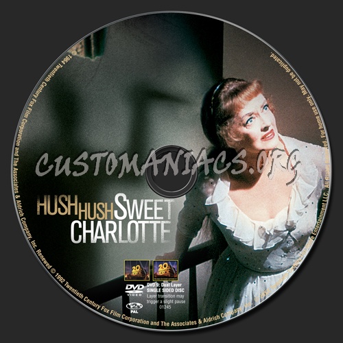 Hush Hush, Sweet Charlotte dvd label