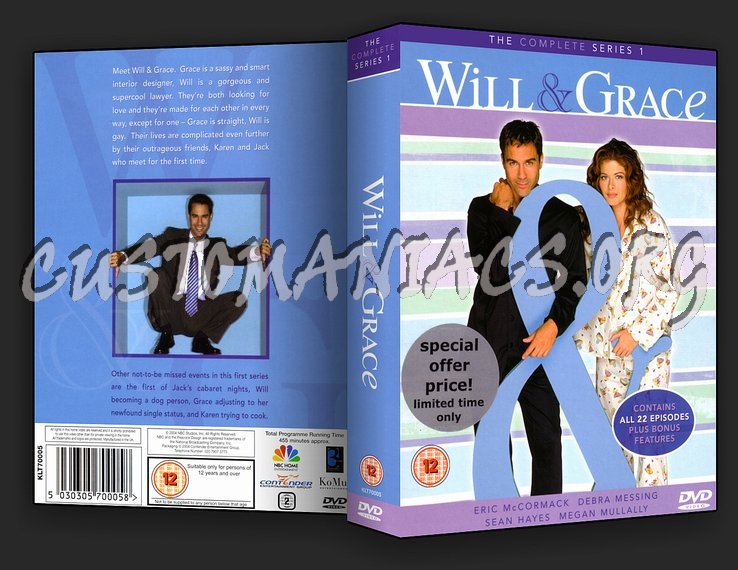 Will & Grace Series 1 dvd cover