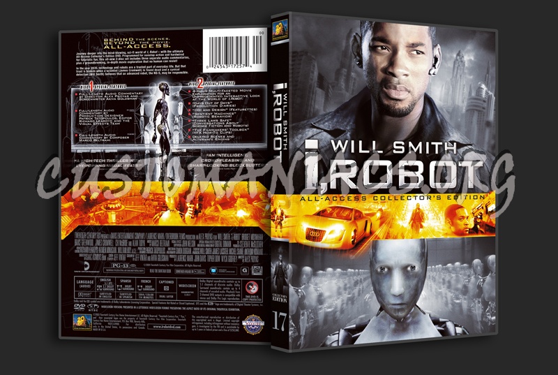 I, Robot dvd cover