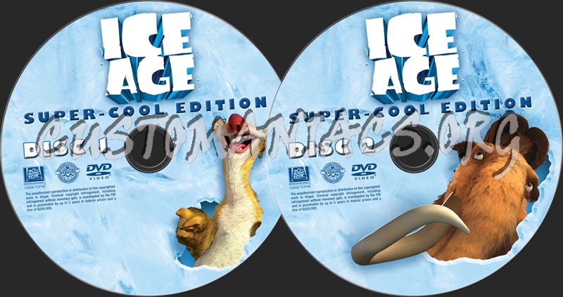 Ice Age dvd label