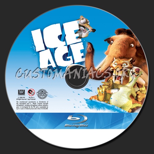 Ice Age blu-ray label