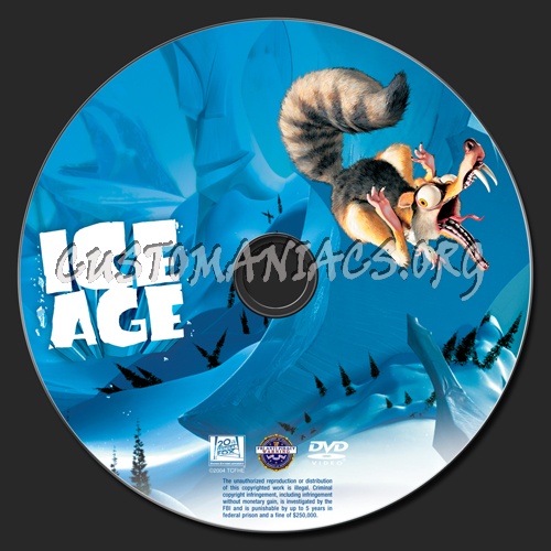 Ice Age dvd label