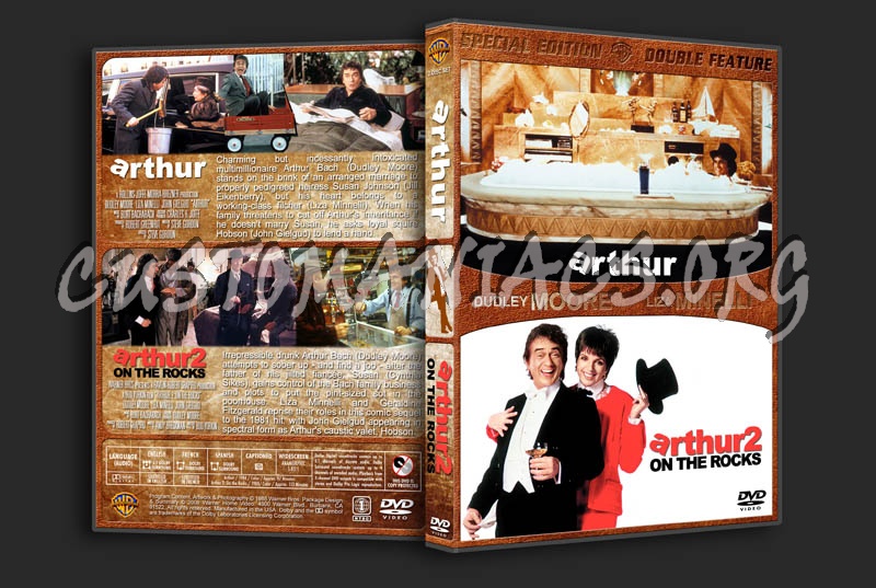 Arthur/Arthur 2: On the Rocks Double Feature dvd cover