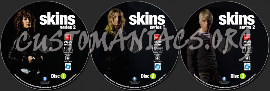 Skins - Series 2 dvd label