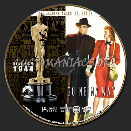 Academy Awards Collection - Going My Way dvd label