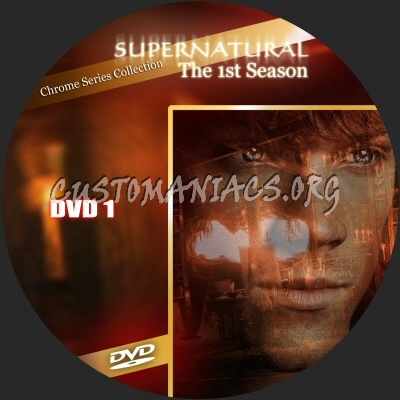 Supernatural Season 1 dvd label