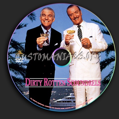 Dirty Rotten Scoundrels dvd label