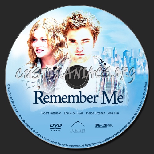 Remember Me dvd label