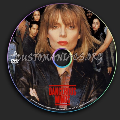 Dangerous Minds dvd label