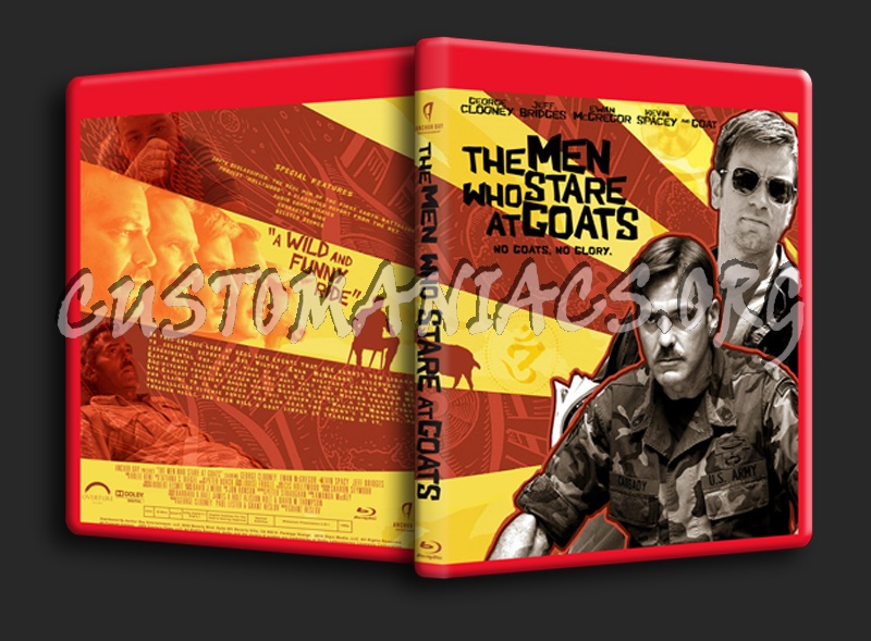 The Men Who Stare At Goats blu-ray cover