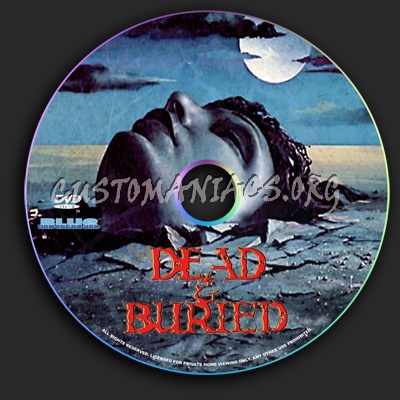 Dead and Burried dvd label
