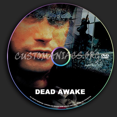 Dead Awake dvd label