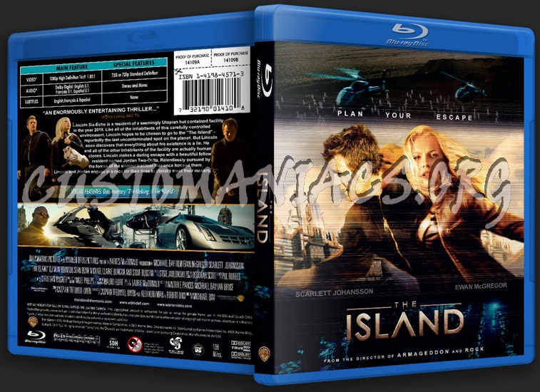 The Island blu-ray cover