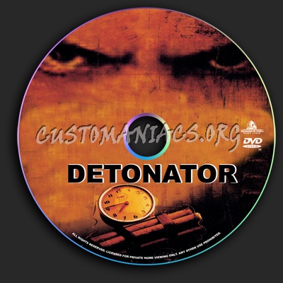 Detonator dvd label