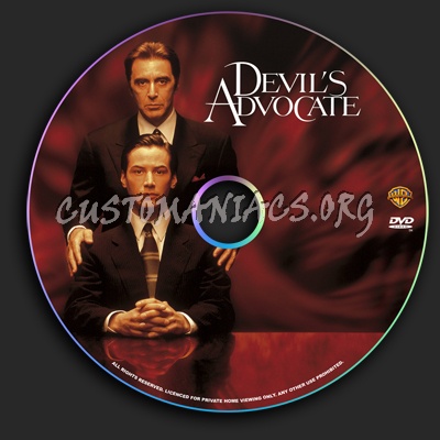 Devil's Advocate dvd label