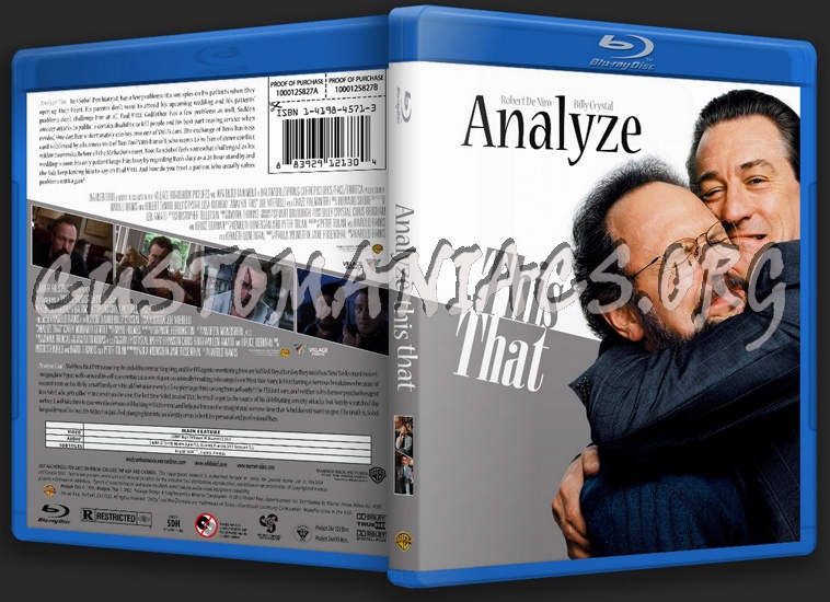 Analyze This/Analyze That Double Feature blu-ray cover