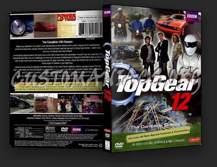 Top Gear Season 12 dvd cover