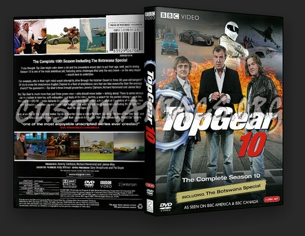 Top Gear Season 10 dvd cover