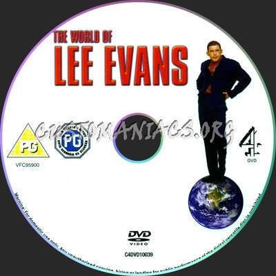 The World Of Lee Evans dvd label