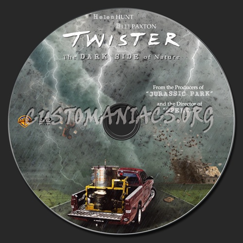 Twister dvd label