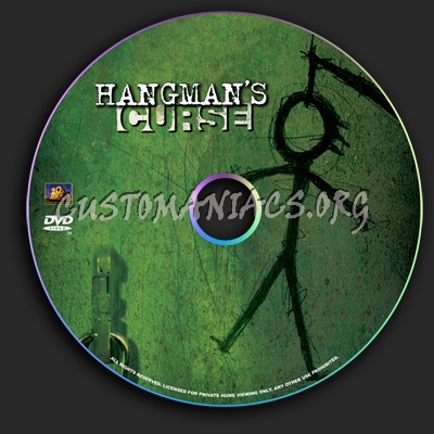 Hangman's Curse dvd label