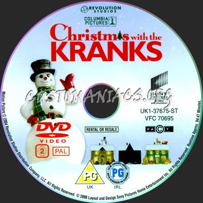 Christmas With The Kranks dvd label