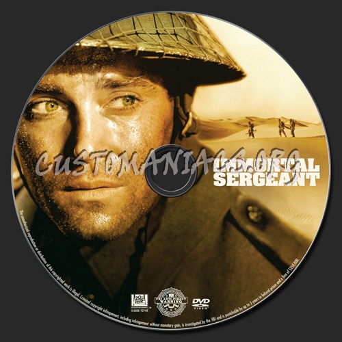 Immortal Sergeant dvd label