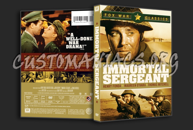 Immortal Sergeant dvd cover