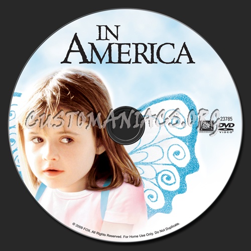 In America dvd label