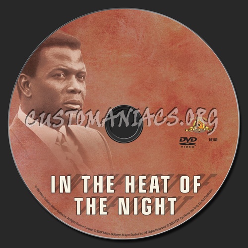 In the Heat of the Night dvd label