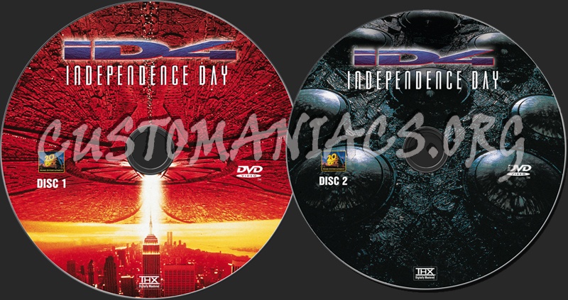 Independence Day dvd label