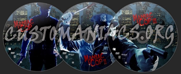 Maniac Cop dvd label