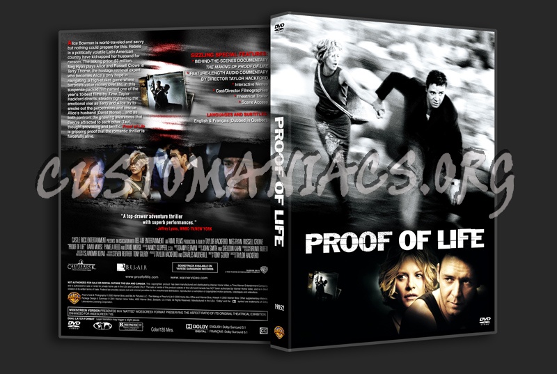 Proof Of Life dvd cover