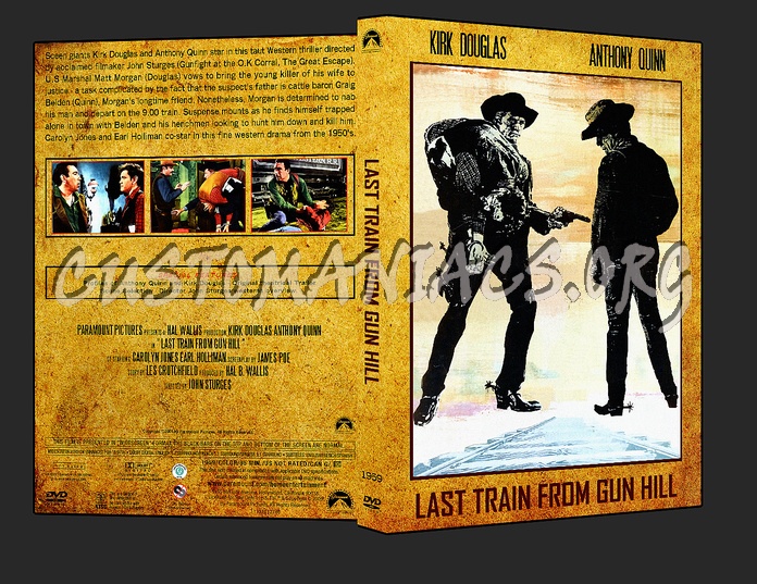 Western Collection - Last Train From Gun Hill 1959 dvd cover