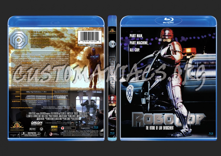 Robocop blu-ray cover