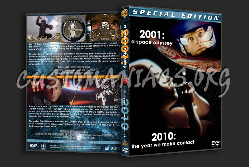 2001: A Space Odyssey / 2010: The Year We Make Contact Double Feature dvd cover